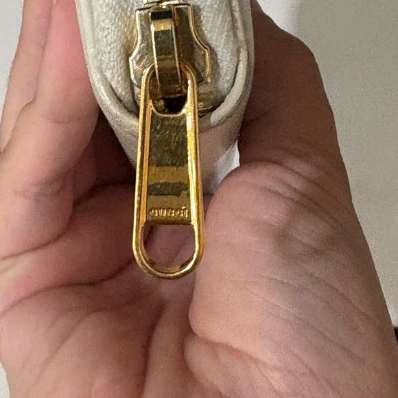 VINTAGE Gucci Horsebit 1955 Zip-around Wallet in Mystic WhiteC - Picture 6 of 8